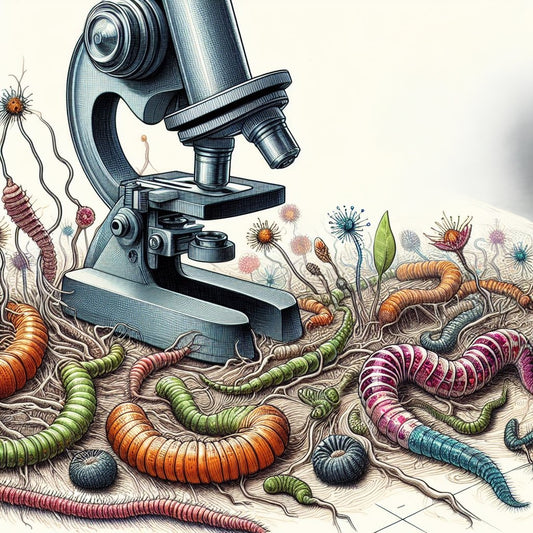 microscopic nematodes - a form of biological pest control